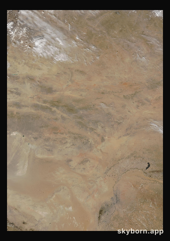 The Earth on 14 April 2013 · Gobi Desert