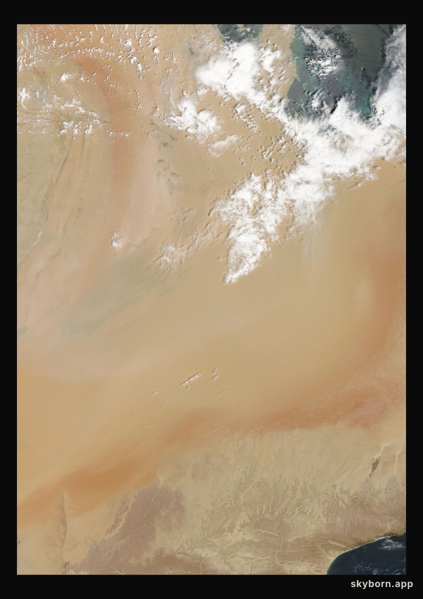 The Earth on 17 April 2013 · Empty Quarter, Arabia