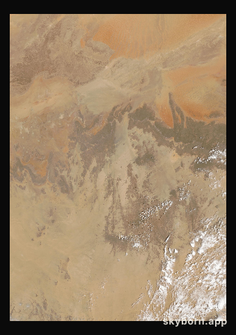 The Earth on 21 April 2013 · Sahara, Algeria