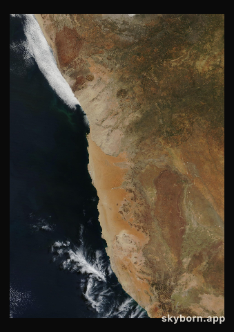 The Earth on 22 April 2013 · Namib Desert