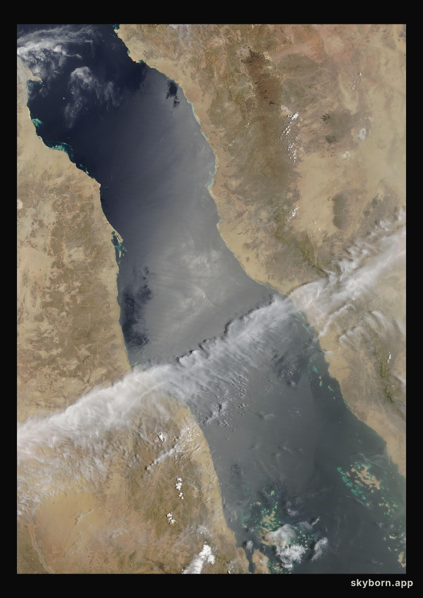 The Earth on 20 May 2013 · Red Sea