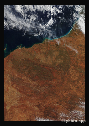 The Earth on 21 May 2013 · Pilbara, Western Australia