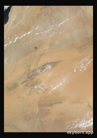The Earth on 7 June 2013 · Eye of the Sahara, Mauritania