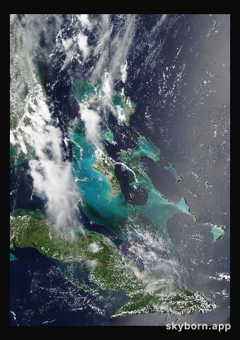 The Earth on 11 June 2013 · Bahamas
