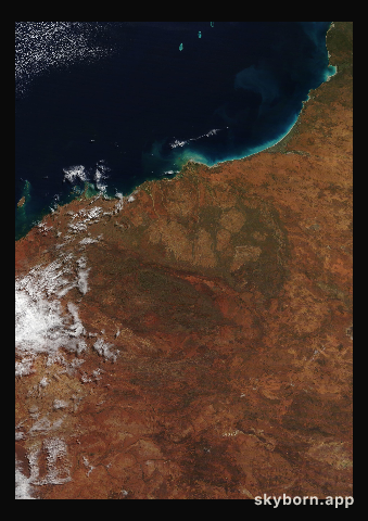 The Earth on 13 June 2013 · Pilbara, Western Australia
