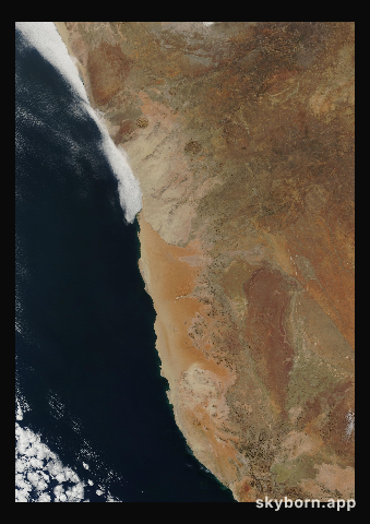 The Earth on 15 June 2013 · Namib Desert