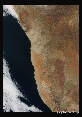The Earth on 22 June 2013 · Namib Desert