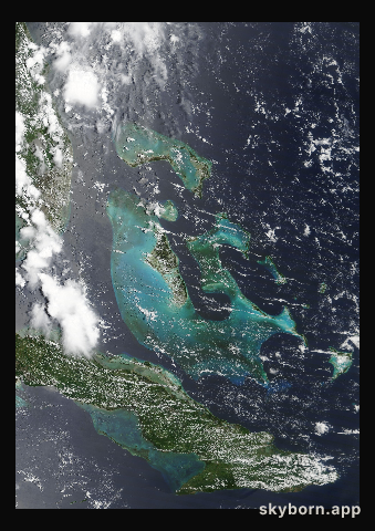 The Earth on 23 June 2013 · Bahamas