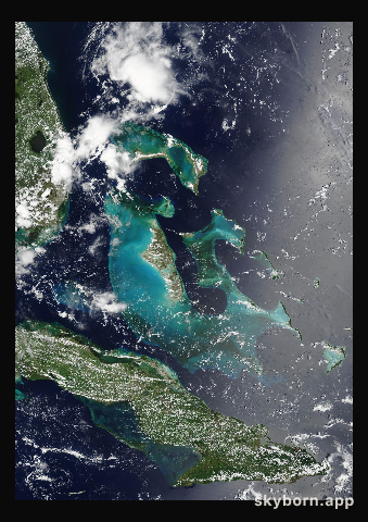 The Earth on 27 June 2013 · Bahamas
