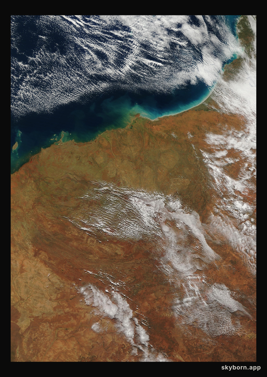 The Earth on 28 June 2013 · Pilbara, Western Australia