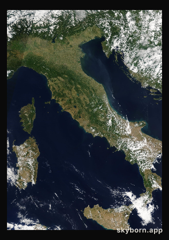 The Earth on 30 June 2013 · Italy and the Adriatic