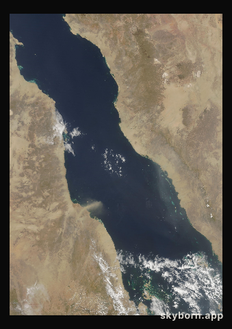 The Earth on 4 July 2013 · Red Sea