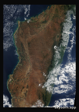 The Earth on 6 July 2013 · Madagascar