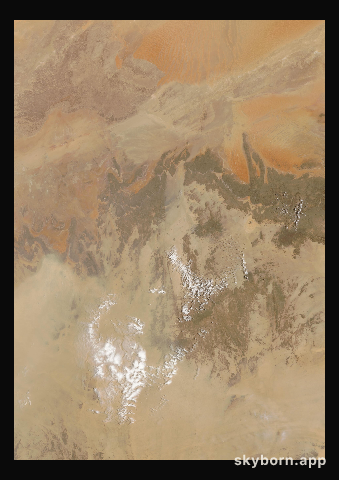 The Earth on 8 July 2013 · Sahara, Algeria