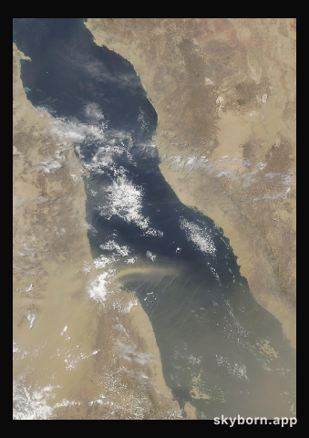 The Earth on 11 July 2013 · Red Sea
