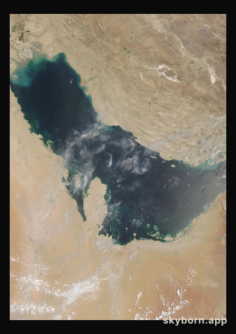 The Earth on 17 July 2013 · Persian Gulf