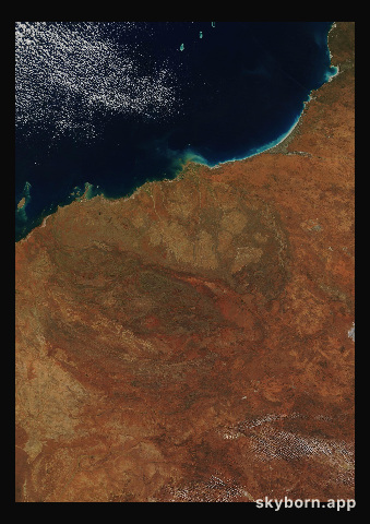 The Earth on 19 July 2013 · Pilbara, Western Australia