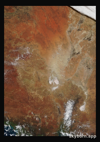 The Earth on 22 July 2013 · Lake Eyre, Australia