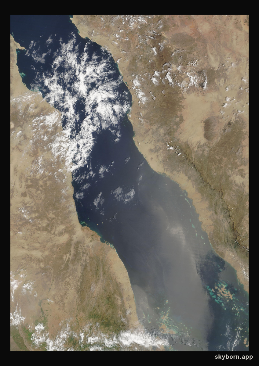 The Earth on 2 September 2013 · Red Sea