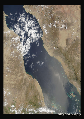 The Earth on 2 September 2013 · Red Sea