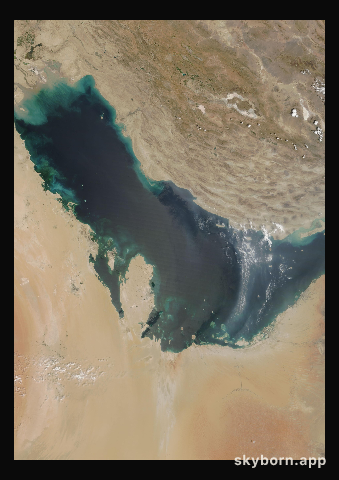 The Earth on 8 September 2013 · Persian Gulf