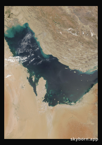 The Earth on 10 September 2013 · Persian Gulf