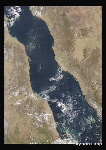 The Earth on 13 September 2013 · Red Sea