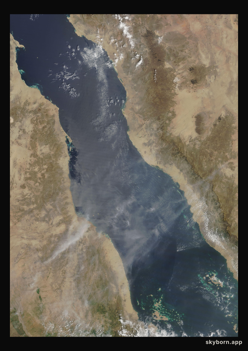 The Earth on 16 September 2013 · Red Sea