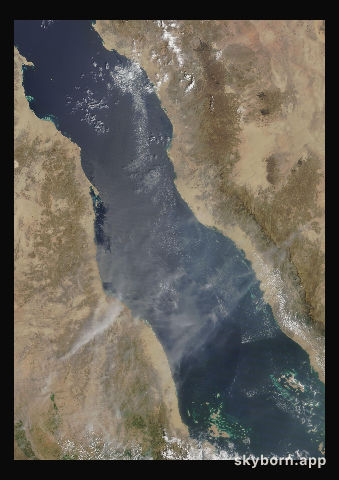 The Earth on 16 September 2013 · Red Sea