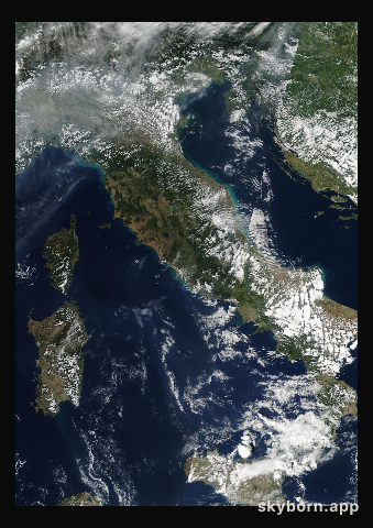 The Earth on 22 September 2013 · Italy and the Adriatic