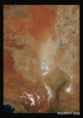 The Earth on 24 September 2013 · Lake Eyre, Australia