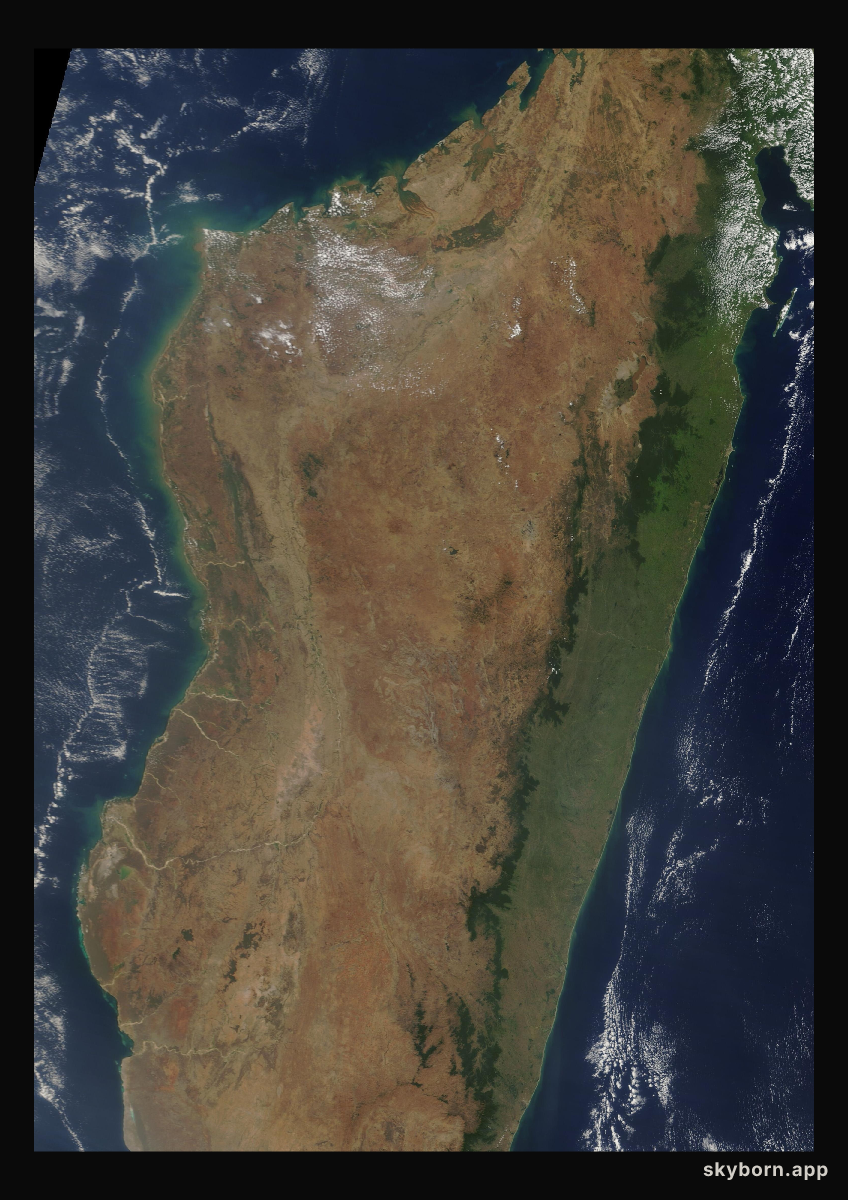 The Earth on 25 September 2013 · Madagascar