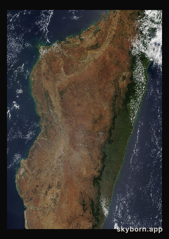 The Earth on 28 September 2013 · Madagascar