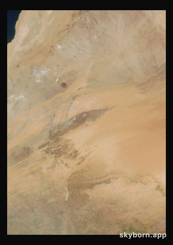 The Earth on 29 September 2013 · Eye of the Sahara, Mauritania