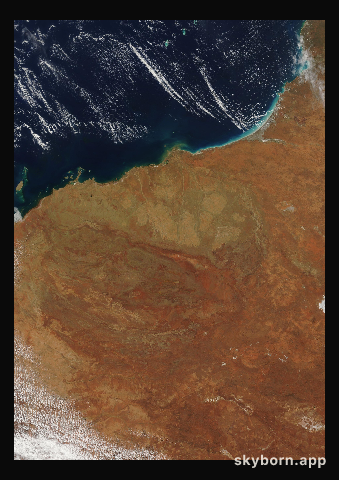 The Earth on 30 September 2013 · Pilbara, Western Australia