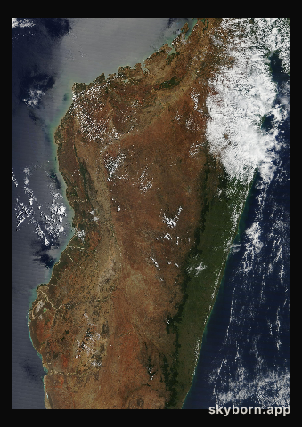 The Earth on 12 October 2013 · Madagascar