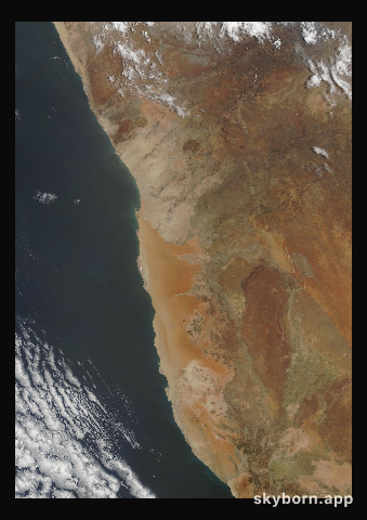 The Earth on 17 October 2013 · Namib Desert