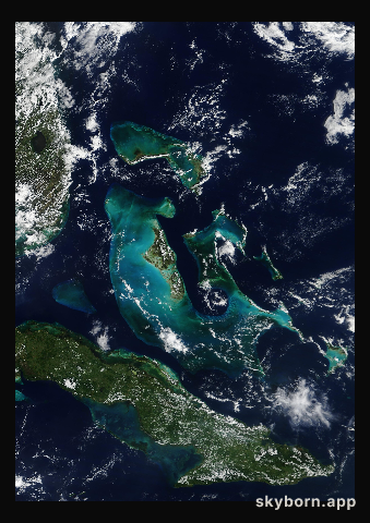 The Earth on 20 October 2013 · Bahamas