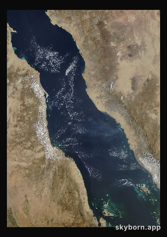 The Earth on 27 October 2013 · Red Sea