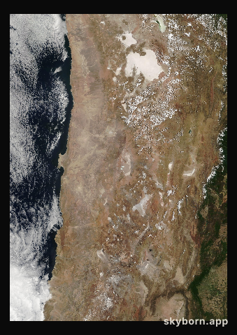 The Earth on 5 November 2013 · Atacama and the Andes