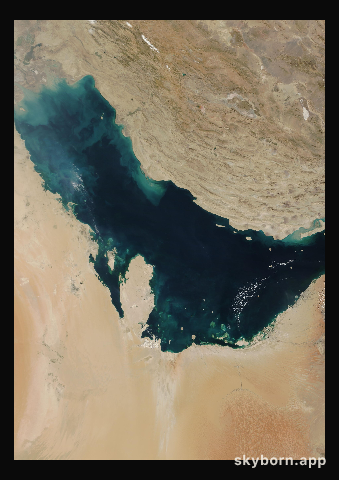 The Earth on 8 November 2013 · Persian Gulf
