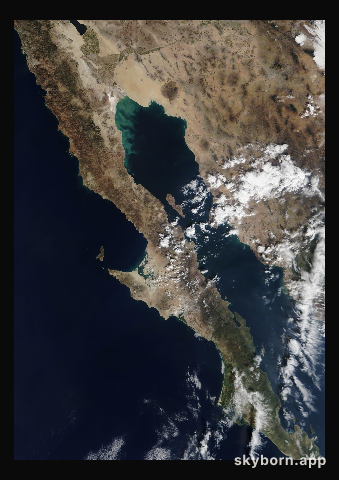 The Earth on 13 November 2013 · Baja California