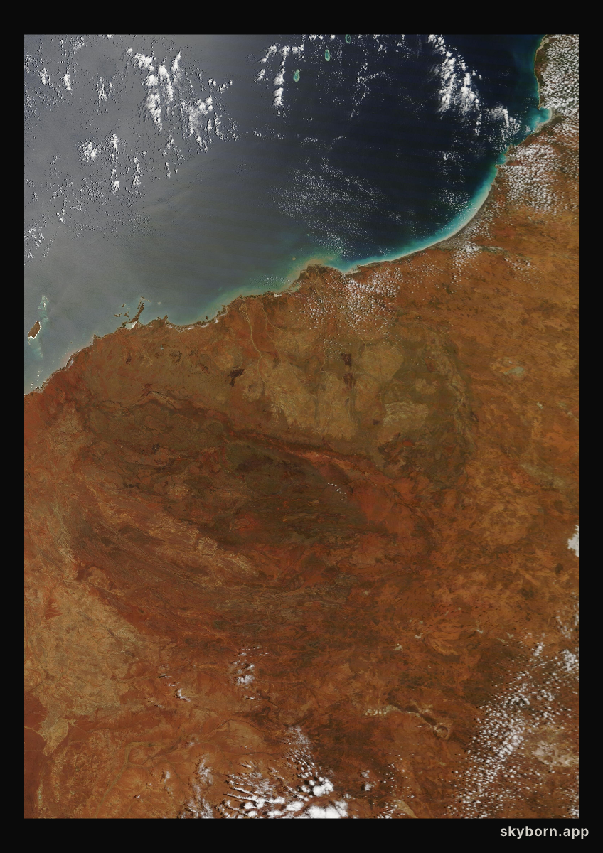 The Earth on 27 November 2013 · Pilbara, Western Australia