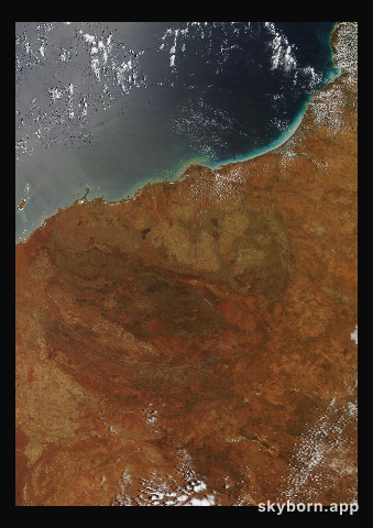 The Earth on 27 November 2013 · Pilbara, Western Australia