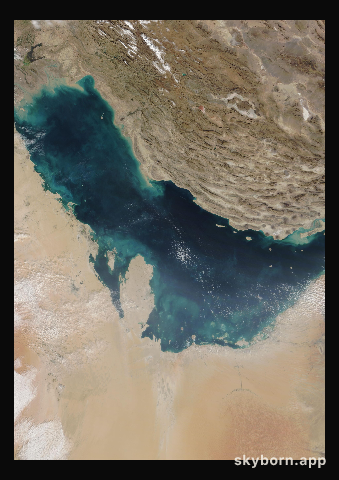 The Earth on 11 December 2013 · Persian Gulf