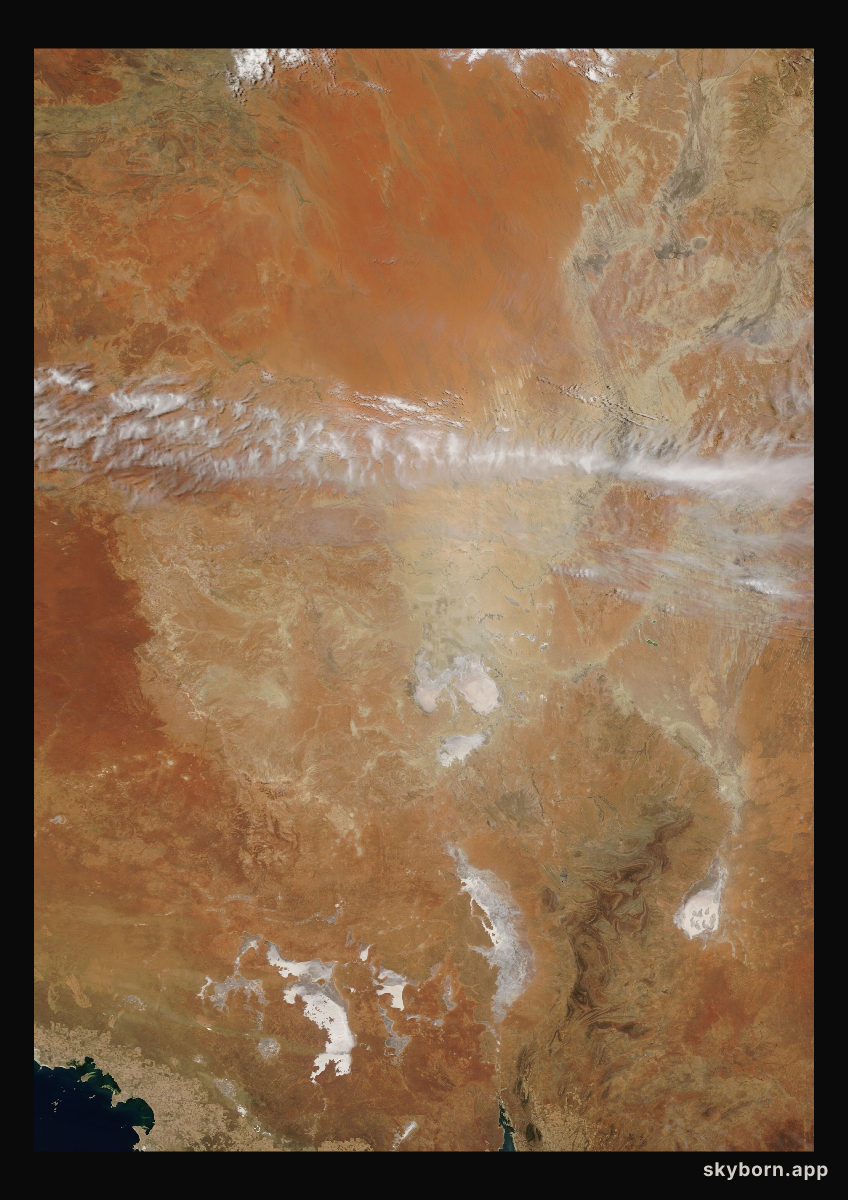 The Earth on 15 December 2013 · Lake Eyre, Australia