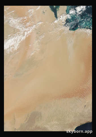 The Earth on 17 December 2013 · Empty Quarter, Arabia