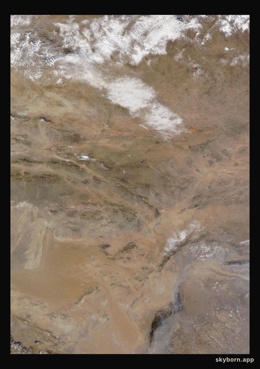 The Earth on 22 December 2013 · Gobi Desert