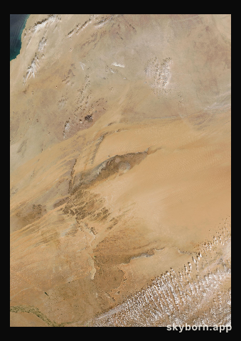 The Earth on 30 December 2013 · Eye of the Sahara, Mauritania