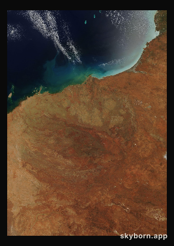 The Earth on 2 January 2014 · Pilbara, Western Australia